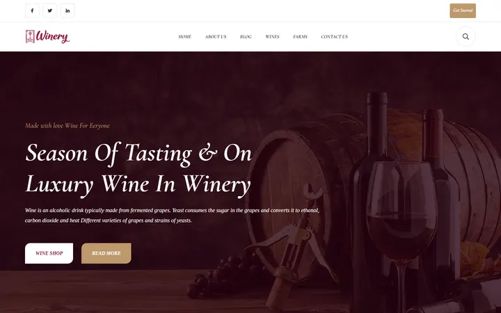 Winery preview